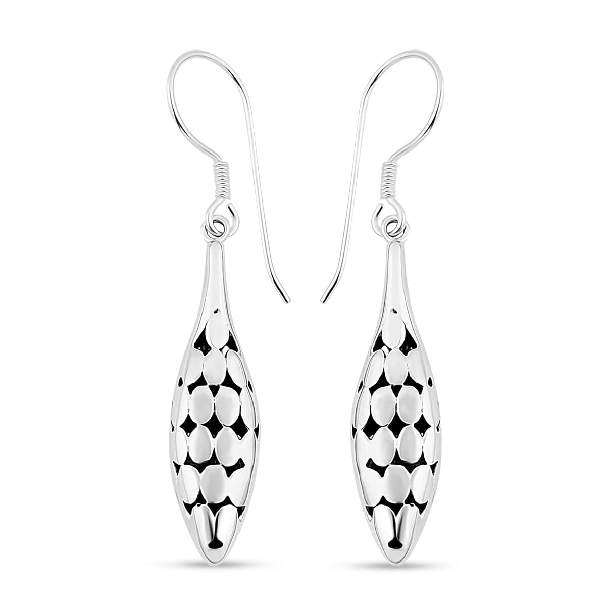 Bali Legacy Sterling Silver Dangle Earrings 5.25 Grams image number 0