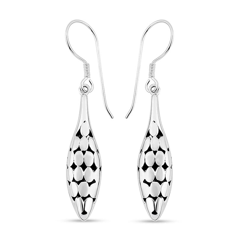 Bali Legacy Sterling Silver Dangle Earrings 5.25 Grams