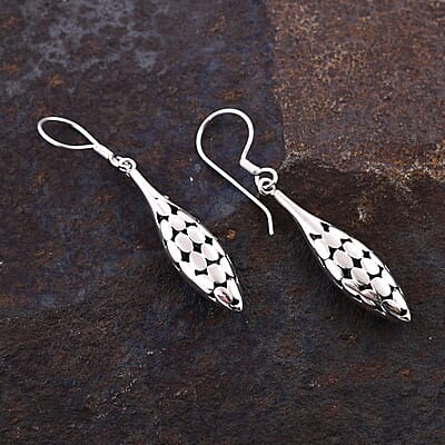 Bali Legacy Sterling Silver Dangle Earrings 5.25 Grams