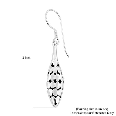 Bali Legacy Sterling Silver Dangle Earrings 5.25 Grams