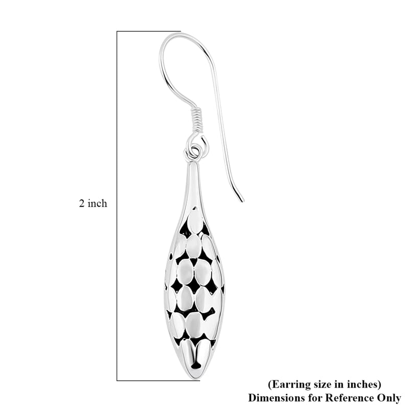 Bali Legacy Sterling Silver Dangle Earrings 5.25 Grams