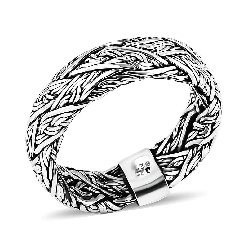 Bali Legacy Ring in Sterling Silver (Size 10.0) 8.85 Grams
