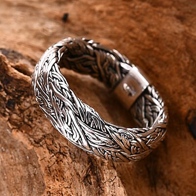 Bali Legacy Ring in Sterling Silver (Size 10.0) 8.85 Grams