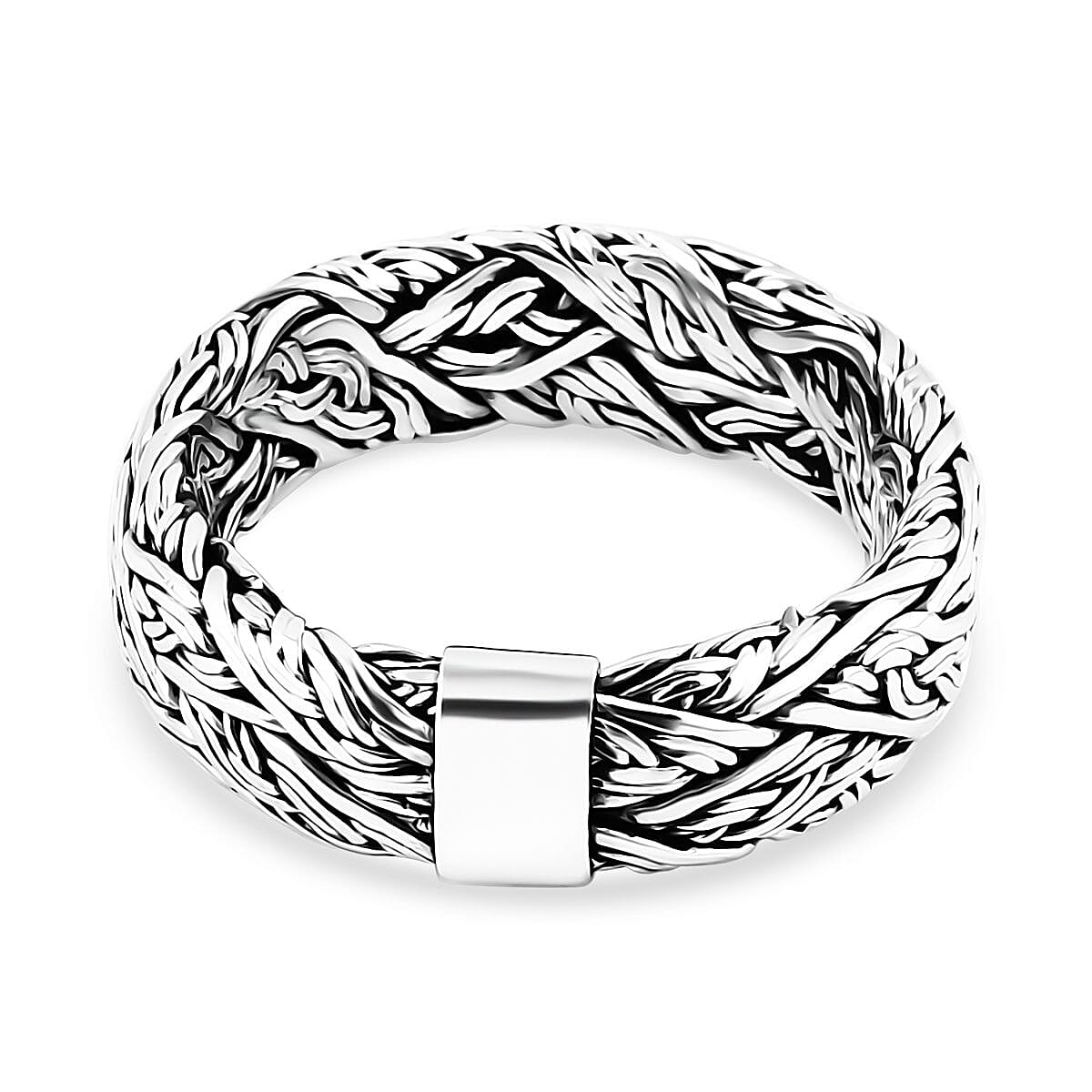 Bali Legacy Ring in Sterling Silver (Size 10.0) 8.85 Grams