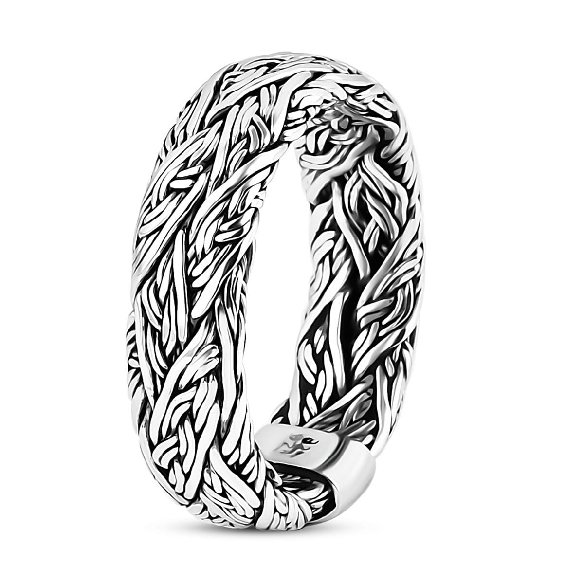 Bali Legacy Ring in Sterling Silver (Size 11.0) 8.85 Grams image number 3