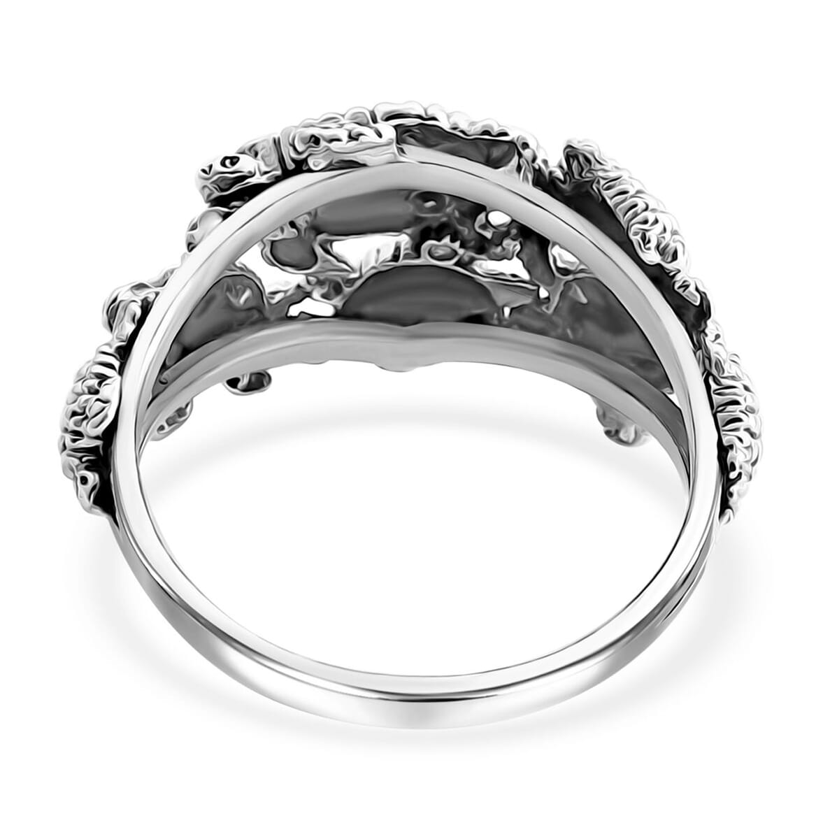 Bali Legacy Turtle Ring in Sterling Silver (Size 6.0) 5 Grams image number 4