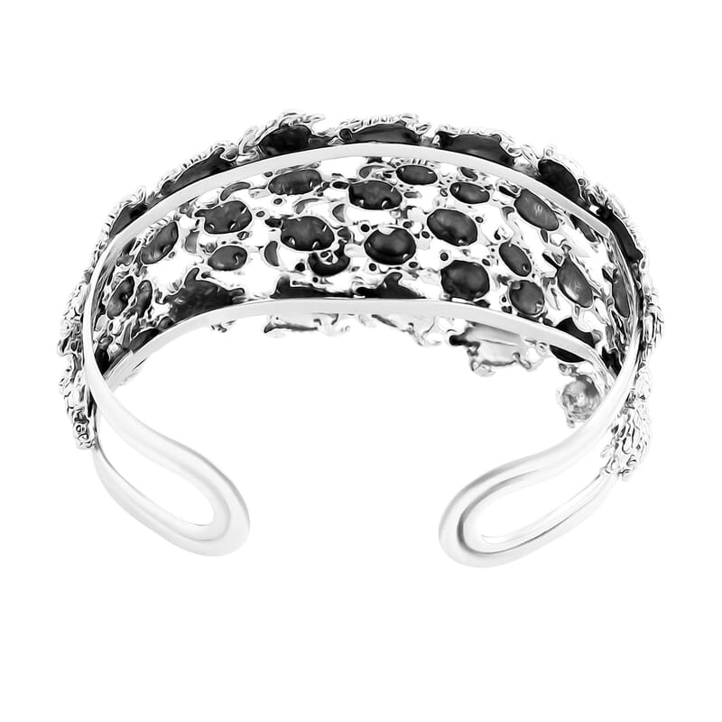 D'Joy Bali Legacy Turtle Cuff Bracelet in Sterling Silver (7.25 In) 35.25 Grams