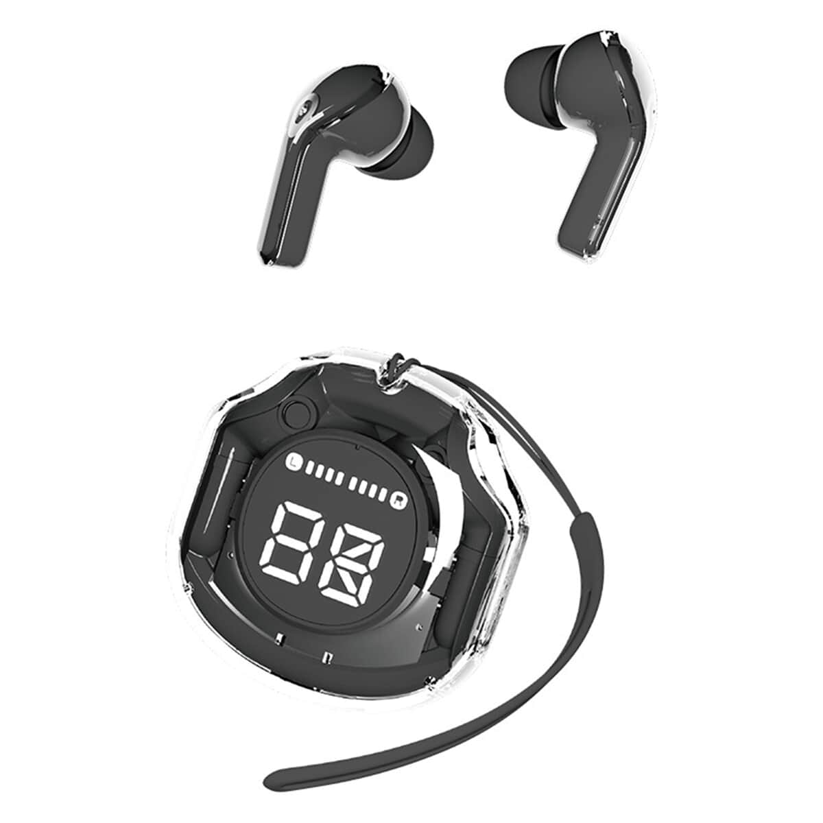 Closeout 3P Experts Bits N Bytes Wireless Headphones -Black image number 0