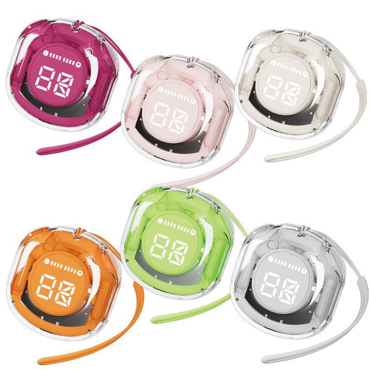 Closeout 3P Experts Bits N Bytes Wireless Headphones -Aqua (Ships in 8-10 Business Days) image number 9