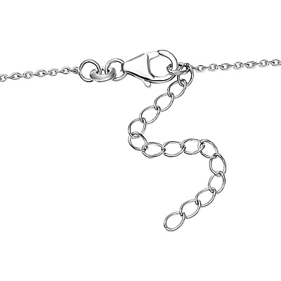Orissa Rhodolite Garnet Floral Necklace 18-20 Inches in Platinum Over Sterling Silver 8.15 ctw