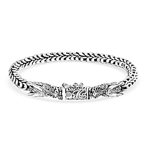 Bali Legacy Dragon Skin Bracelet in Sterling Silver (7.25 In) 43.70 Grams
