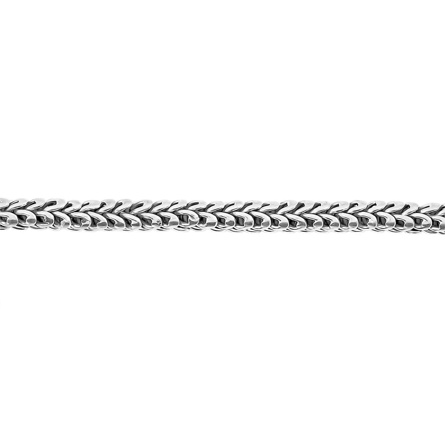D'Joy Bali Legacy Sterling Silver Double Face Dragon Bracelet (8.00 In) 43.70 Grams