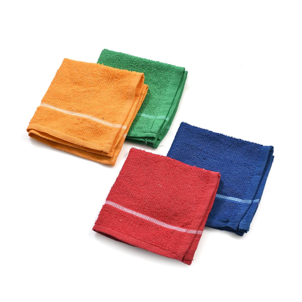 Set of 24pcs Cotton Dish Scrubbing Cleaning Cloth - Multi Color image number 7