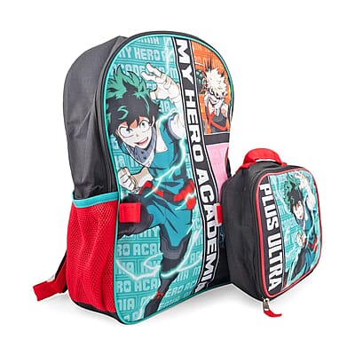 My Hero Academia Backpack with Lunch Bag