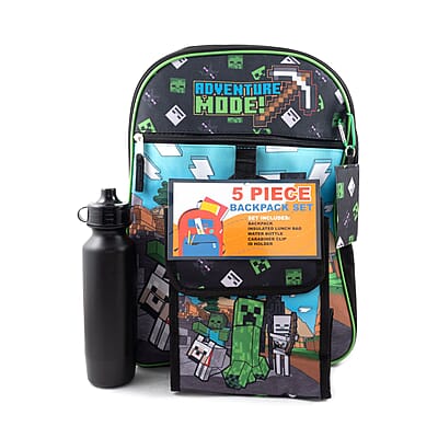 Minecraft Backpack with Lunch Bag
