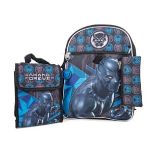 Black Panther Backpack with Lunch Bag