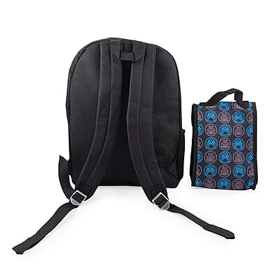 Black Panther Backpack with Lunch Bag
