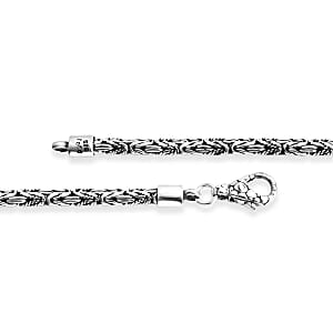 D'Joy Bali Legacy Borobudur Chain Bracelet in Sterling Silver (8.00 In) 15.50 Grams