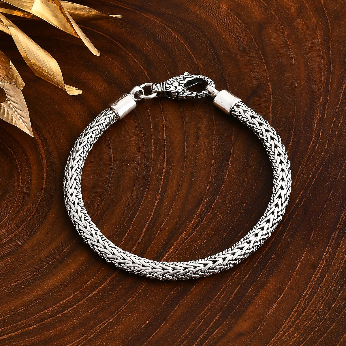 D'Joy Bali Legacy Tulang Naga Chain Bracelet in Sterling Silver (7.25 In) 14.85 Grams image number 1