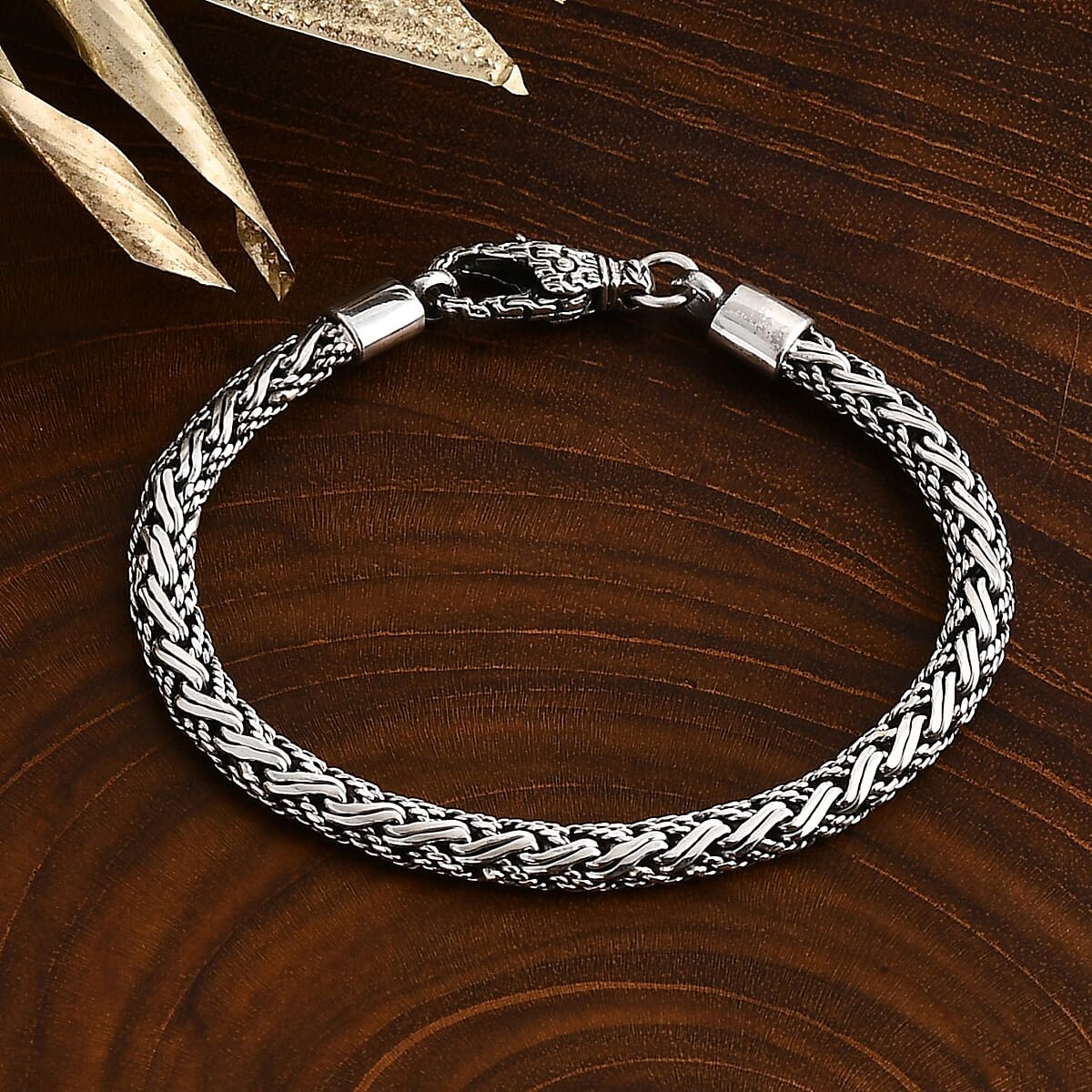 D'Joy Bali Legacy Padian Chain Bracelet in Sterling Silver (8.00 In) 16.30 Grams image number 1