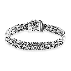 Bali Legacy Borobudur Chain Bracelet in Sterling Silver (7.25 In) 43.65 Grams