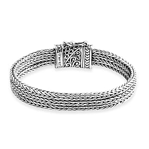 Bali Legacy Tulang Naga Chain Bracelet in Sterling Silver (7.25 In) 44.25 Grams