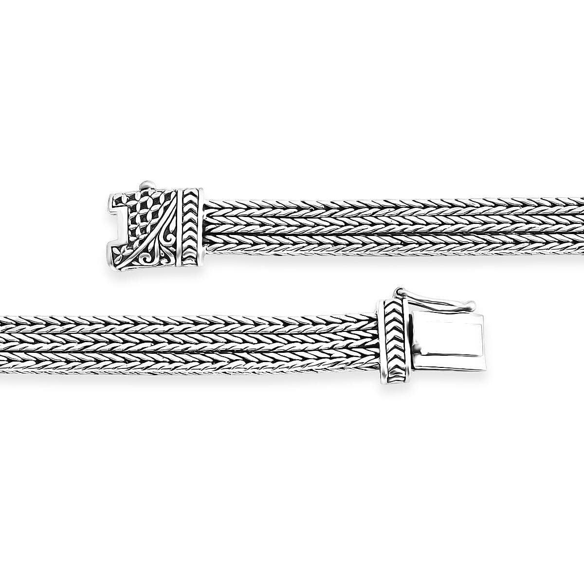 Bali Legacy Tulang Naga Chain Bracelet in Sterling Silver (7.25 In) 44.25 Grams image number 4