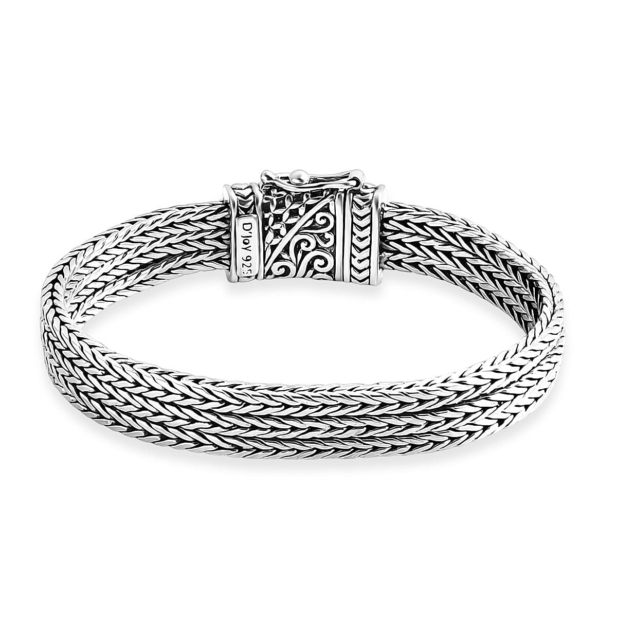 Bali Legacy Tulang Naga Chain Bracelet in Sterling Silver (8.00 In) 48 Grams image number 0