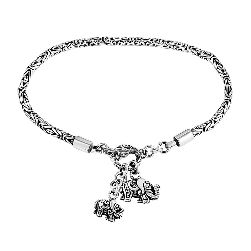 Bali Legacy Borobudur Chain Bracelet in Sterling Silver (6.50 In) 10.20 Grams