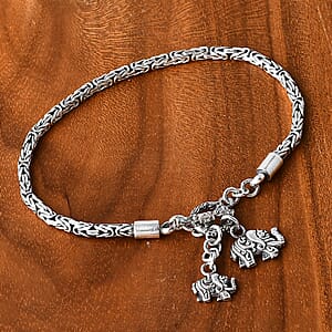 Bali Legacy Borobudur Chain Bracelet in Sterling Silver (6.50 In) 10.20 Grams