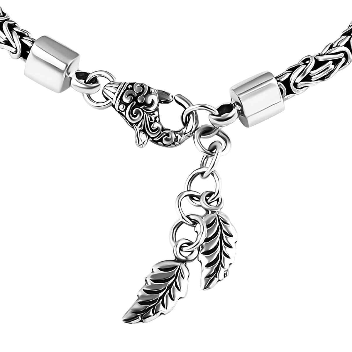 Bali Legacy Sterling Silver Borobudur Chain Bracelet (6.50 In) 12.88 Grams image number 2