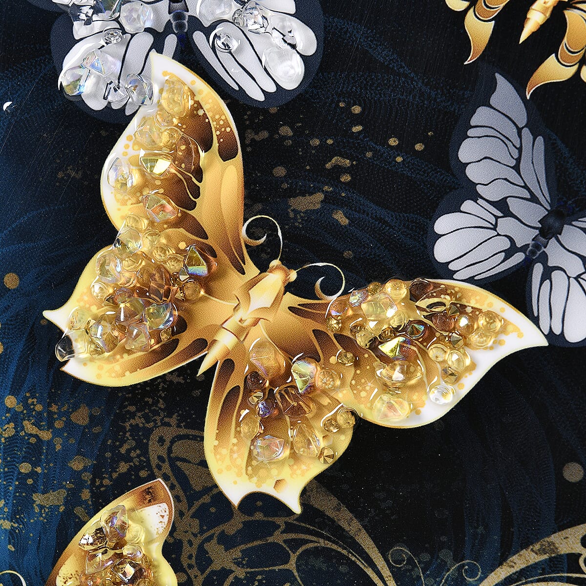 Butterfly Crystal Painting Photo Frame image number 1