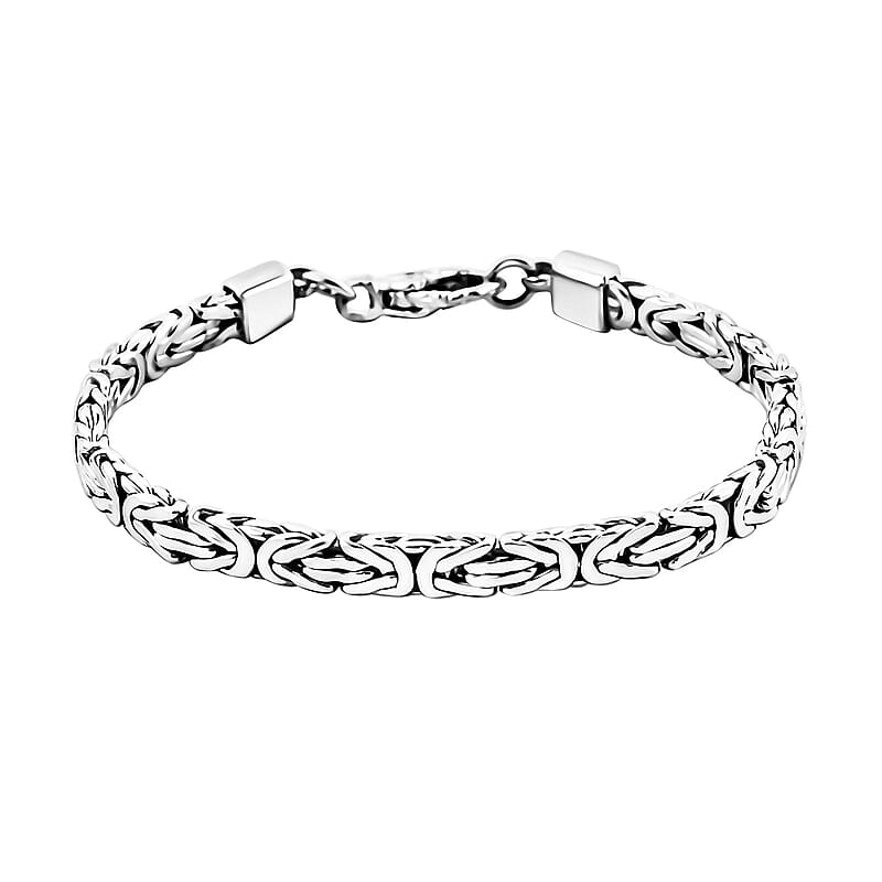 Bali Legacy Borobudur Chain Bracelet in Sterling Silver (7.25 In) 23.75 Grams