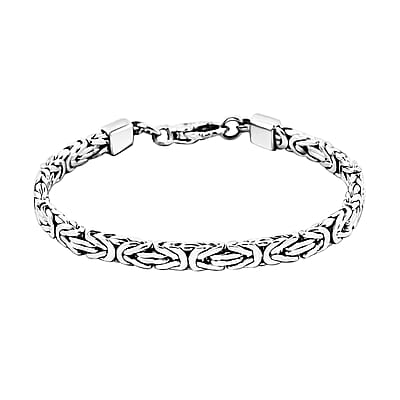 Bali Legacy Borobudur Chain Bracelet in Sterling Silver (7.25 In) 23.75 Grams