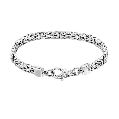 Bali Legacy Borobudur Chain Bracelet in Sterling Silver (7.25 In) 23.75 Grams