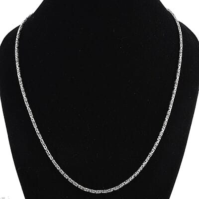 Bali Legacy Sterling Silver Borobudur Necklace 22 Inches 52.10 Grams