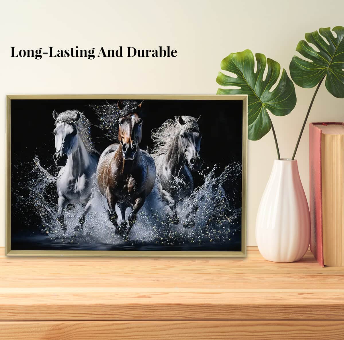 Horse Crystal Painting Photo Frame (23.62"x35.43") image number 4