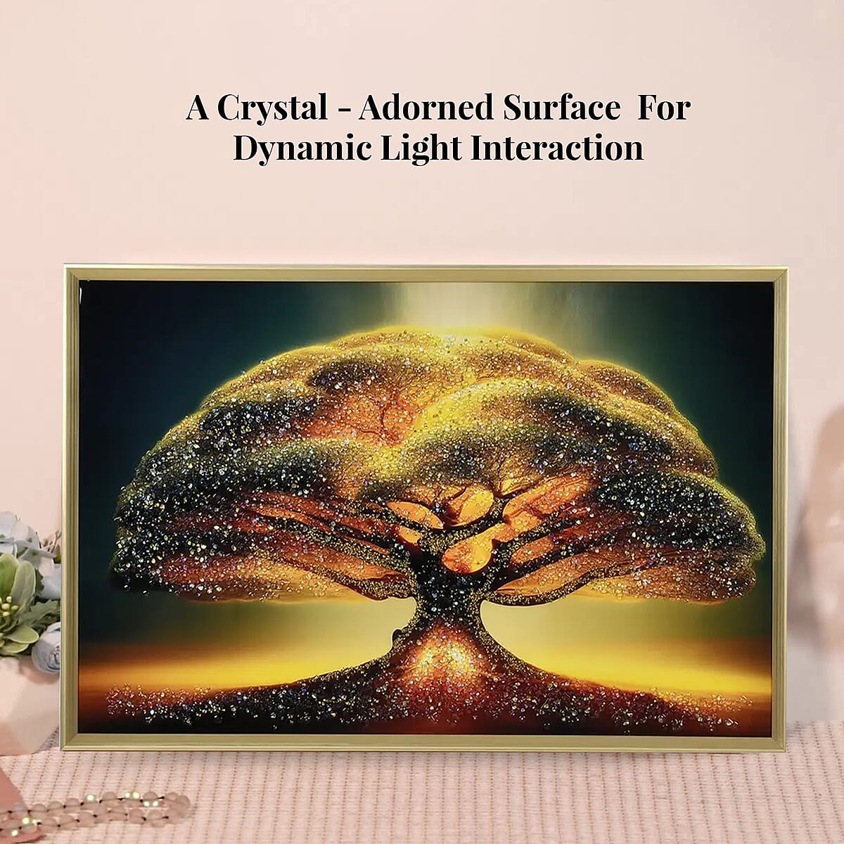 Big Tree Crystal Painting Photo Frame image number 1