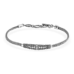 Bali Legacy Sterling Silver Bracelet (6.50-8.0In) 10 Grams