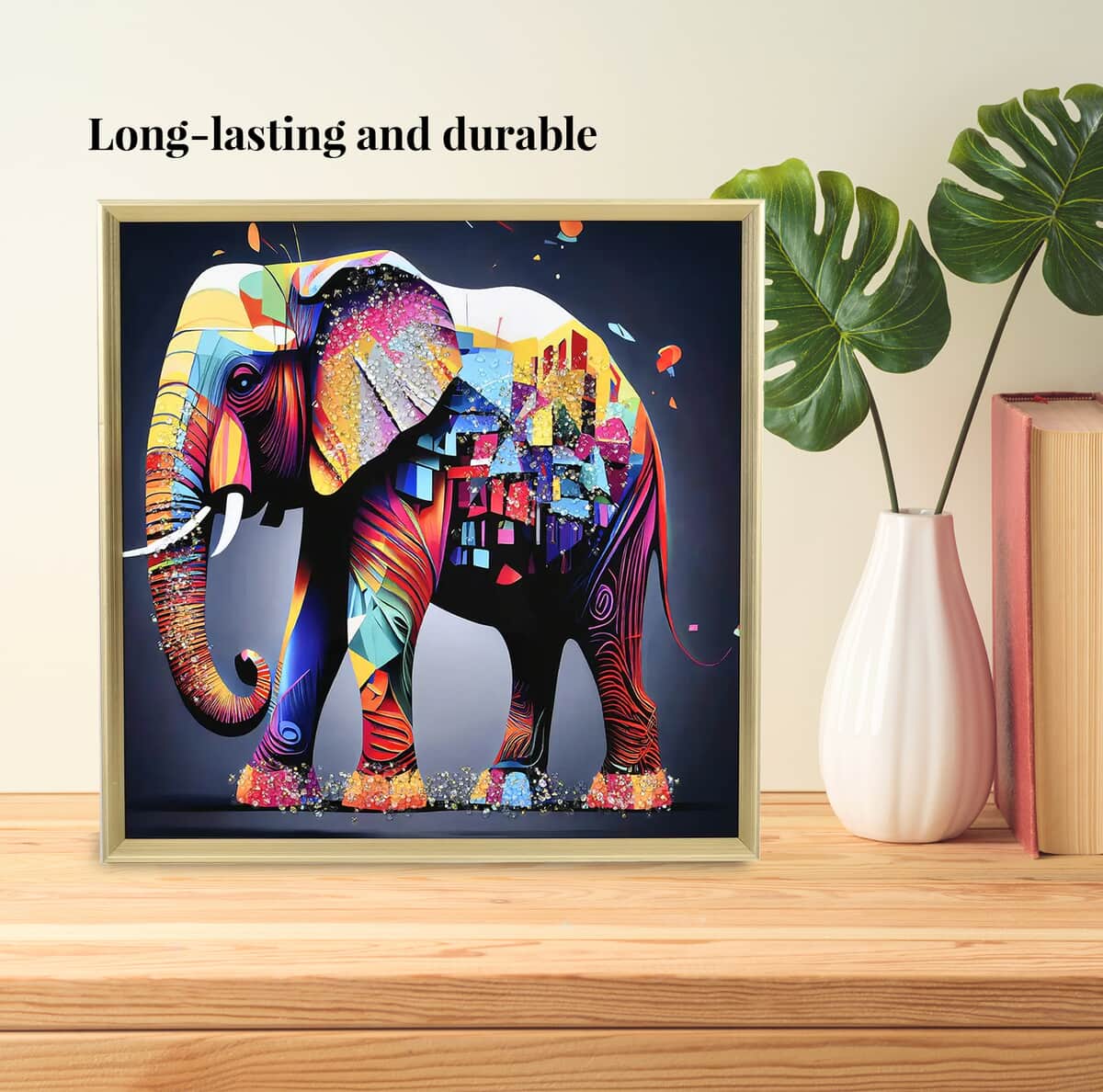 Elephant Crystal Painting Photo Frame image number 4