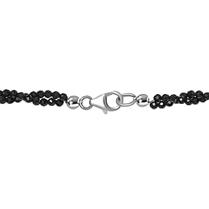 Labradorite and Thai Black Spinel 115.00 ctw Necklace