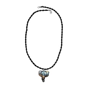 Labradorite and Thai Black Spinel 115.00 ctw Necklace