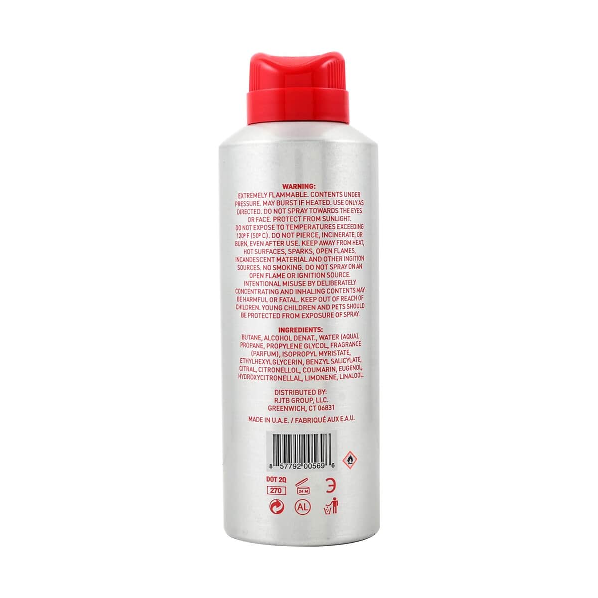 Mario Lopez - Deo Spray 200ml/6.7oz - Red image number 1