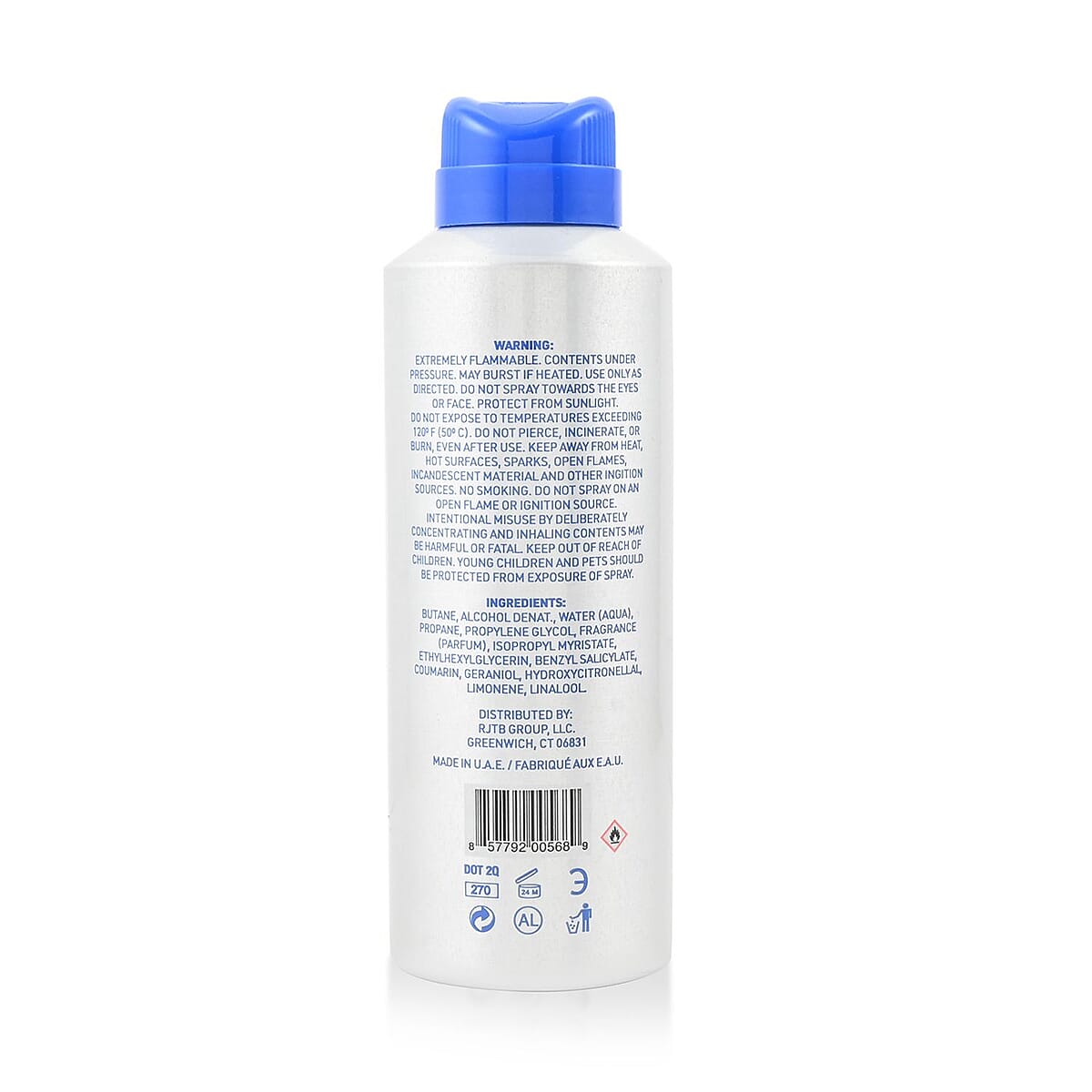 Mario Lopez - Deo Spray 200ml/6.7oz - Blue image number 1