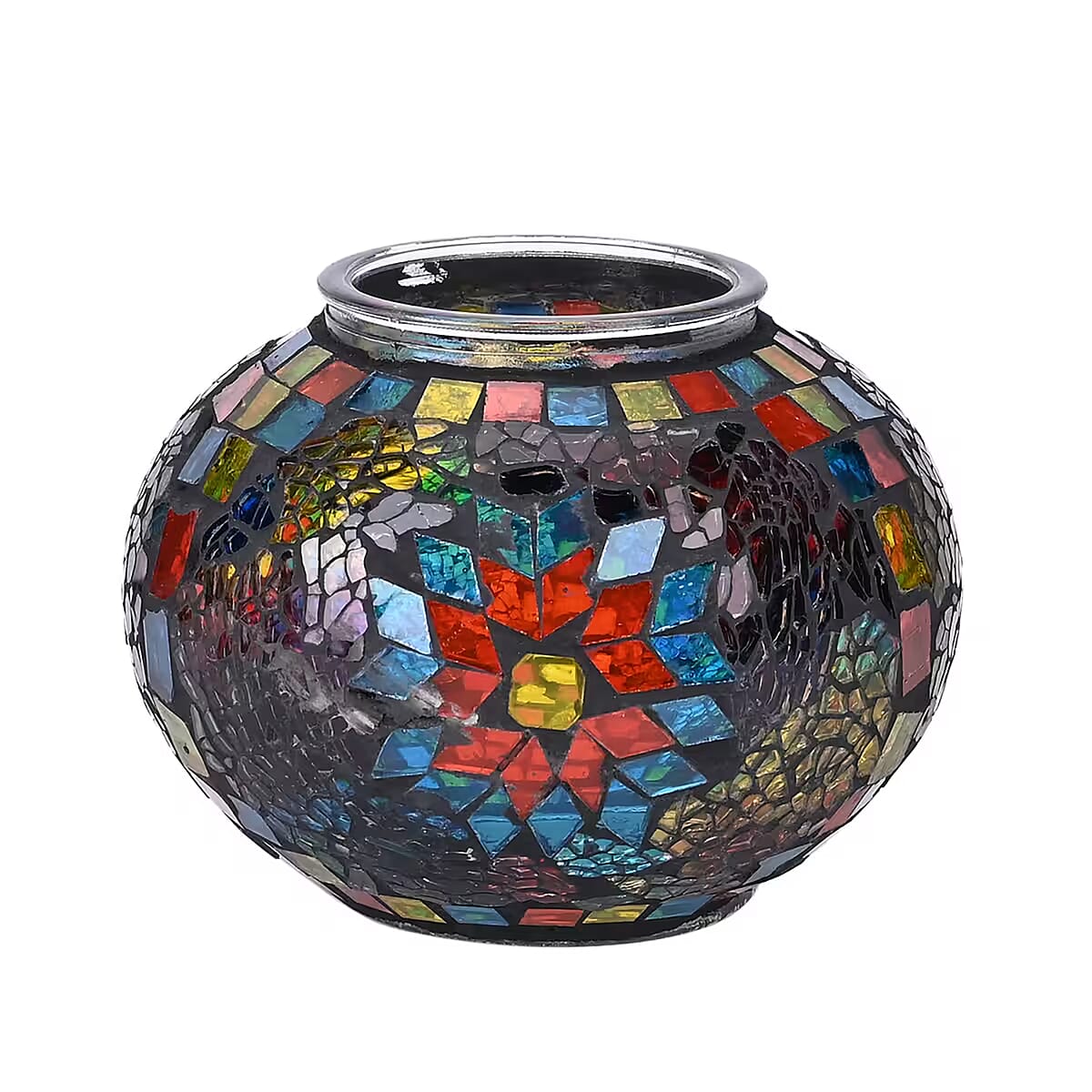Turkish Moroccan Glass Mosaic Table Lamp (110V, US Plug, Without Bulb, 30W) image number 5