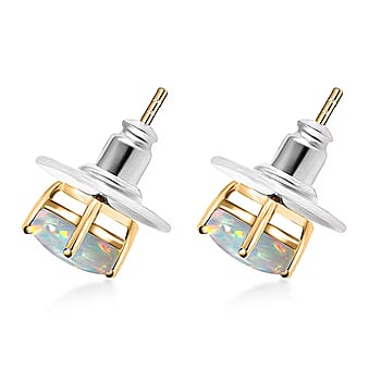 Ethiopian Welo Opal / Yellow Gold Over Sterling Silver - Product card gallery slide 3 (10177357185337)