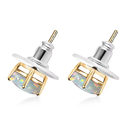 Ethiopian Welo Opal / Yellow Gold Over Sterling Silver - Product card gallery slide 3 (10177357185337)