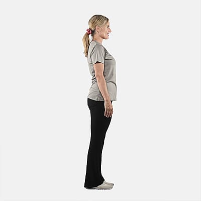 Set of 3 Black, Dark Gray and Purple Cotton Blend V-Neck T-Shirts - S