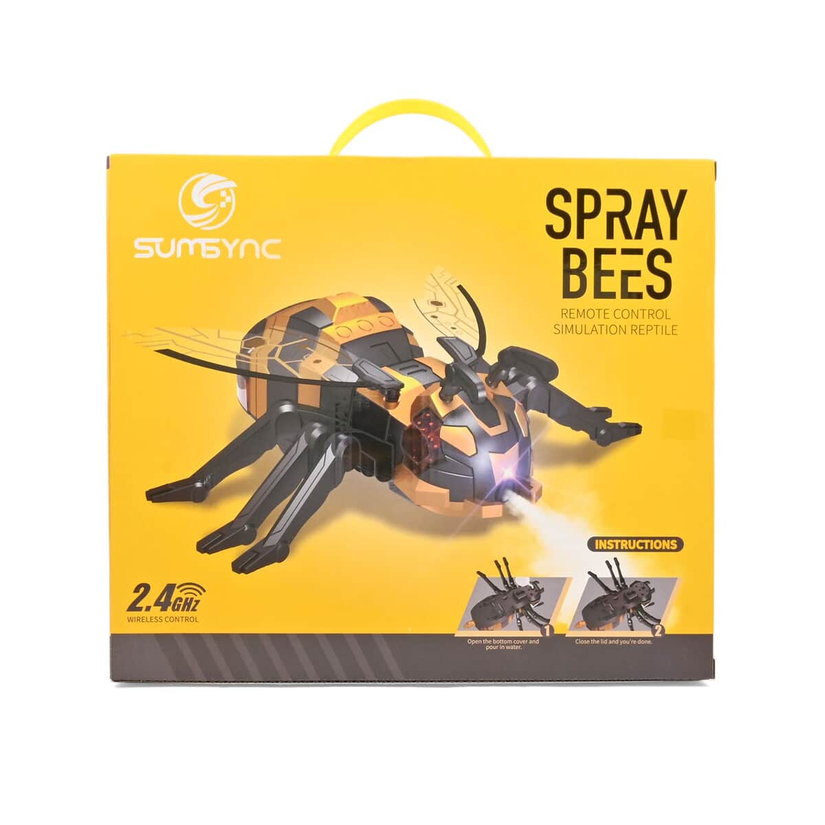 Sumsync Spray Bee Toy with Remote Control, Robot Toys for Kids with Music and LED Light image number 2