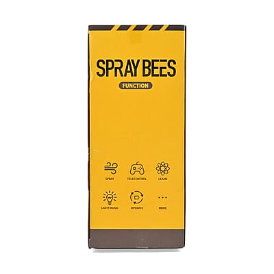 Closeout Sumsync Spray Bee Toy with Remote Control, Robot Toys for Kids with Music and LED Light